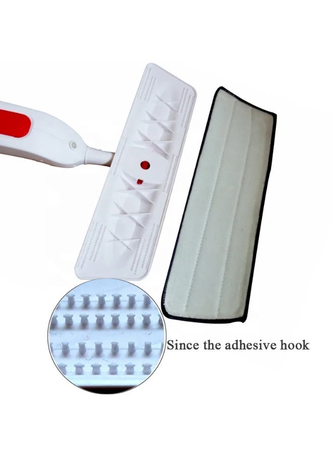 ممسحة أرضيات برذاذ ماء مع خزان مدمج، ممسحة مسطحة من الألياف الدقيقة لتنظيف الأرضيات، رأس دوار 360 درجة، سعة 450 مل - Image 5